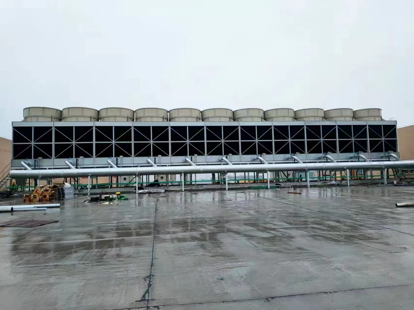 方形玻璃鋼冷卻塔如何在不耗電的狀況下降溫,方形玻璃鋼冷卻塔填料